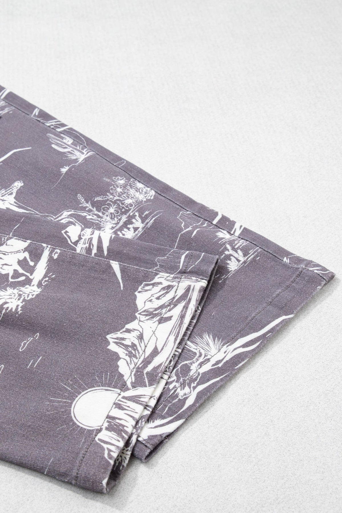 66 Western Wild West Riding Vintage Printed Shift Jeans
